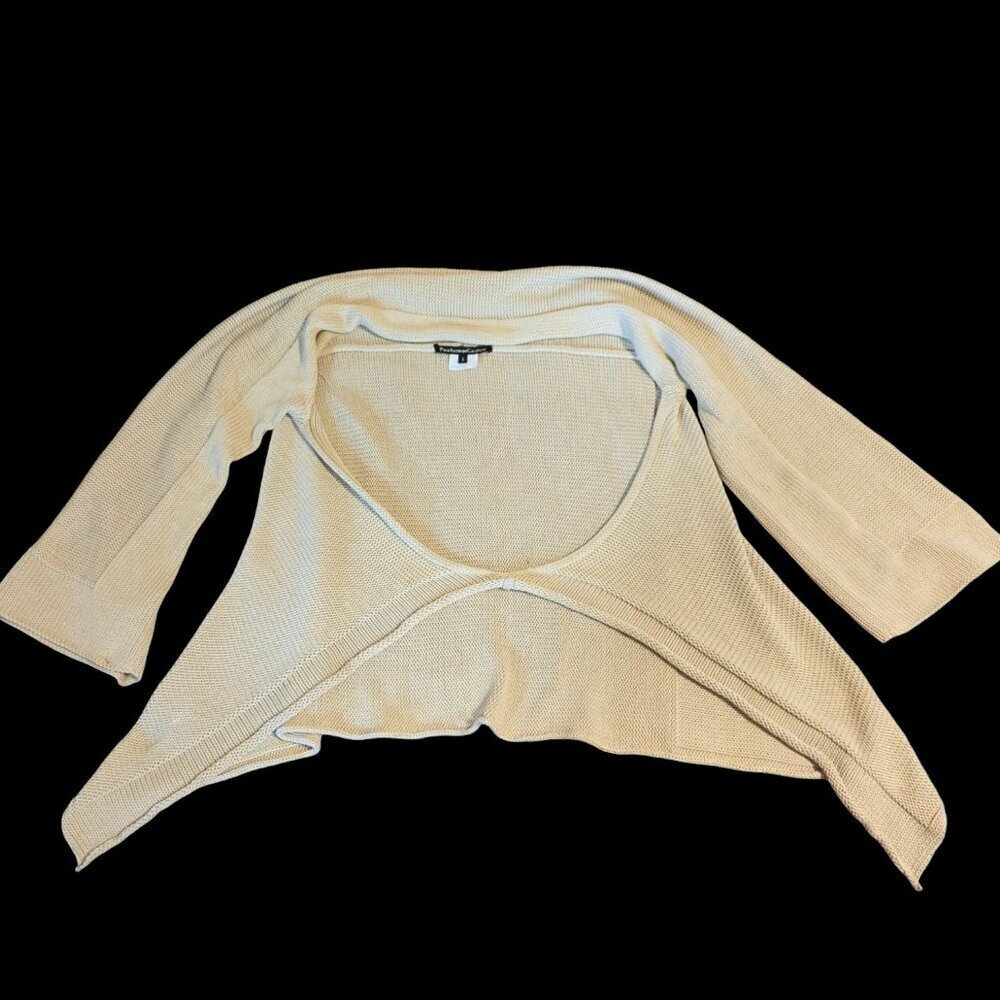 Pier Antonio Gaspari Lagenlook Knit Sweater Drape‎ Shoulder Boho Vintage Y2K
